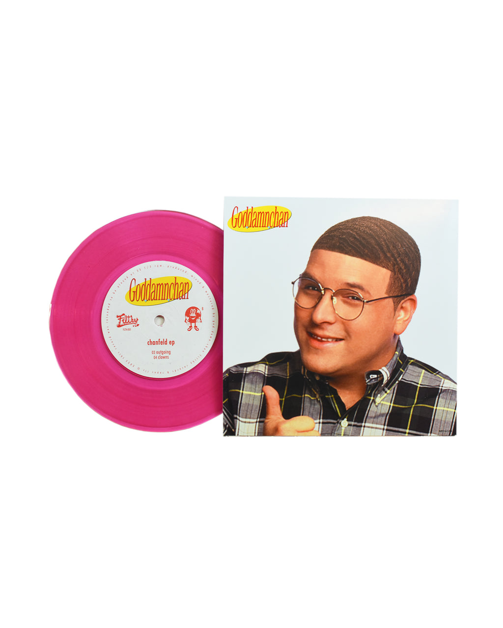 god.damn.chan - Chanfeld EP Limited Edition 7" Pink Vinyl (FLTH-001)