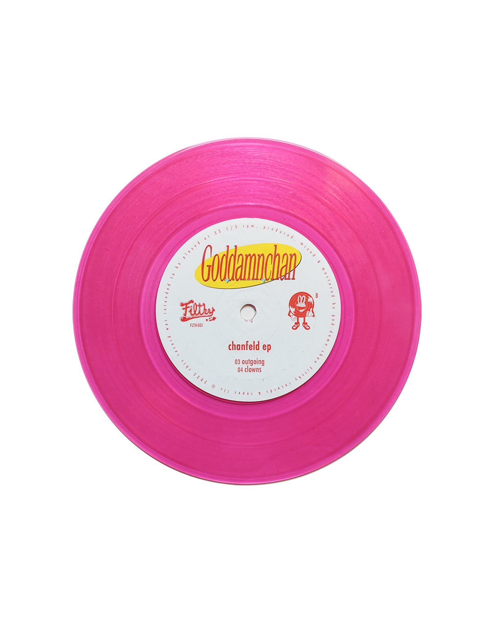 god.damn.chan - Chanfeld EP Limited Edition 7" Pink Vinyl (FLTH-001)