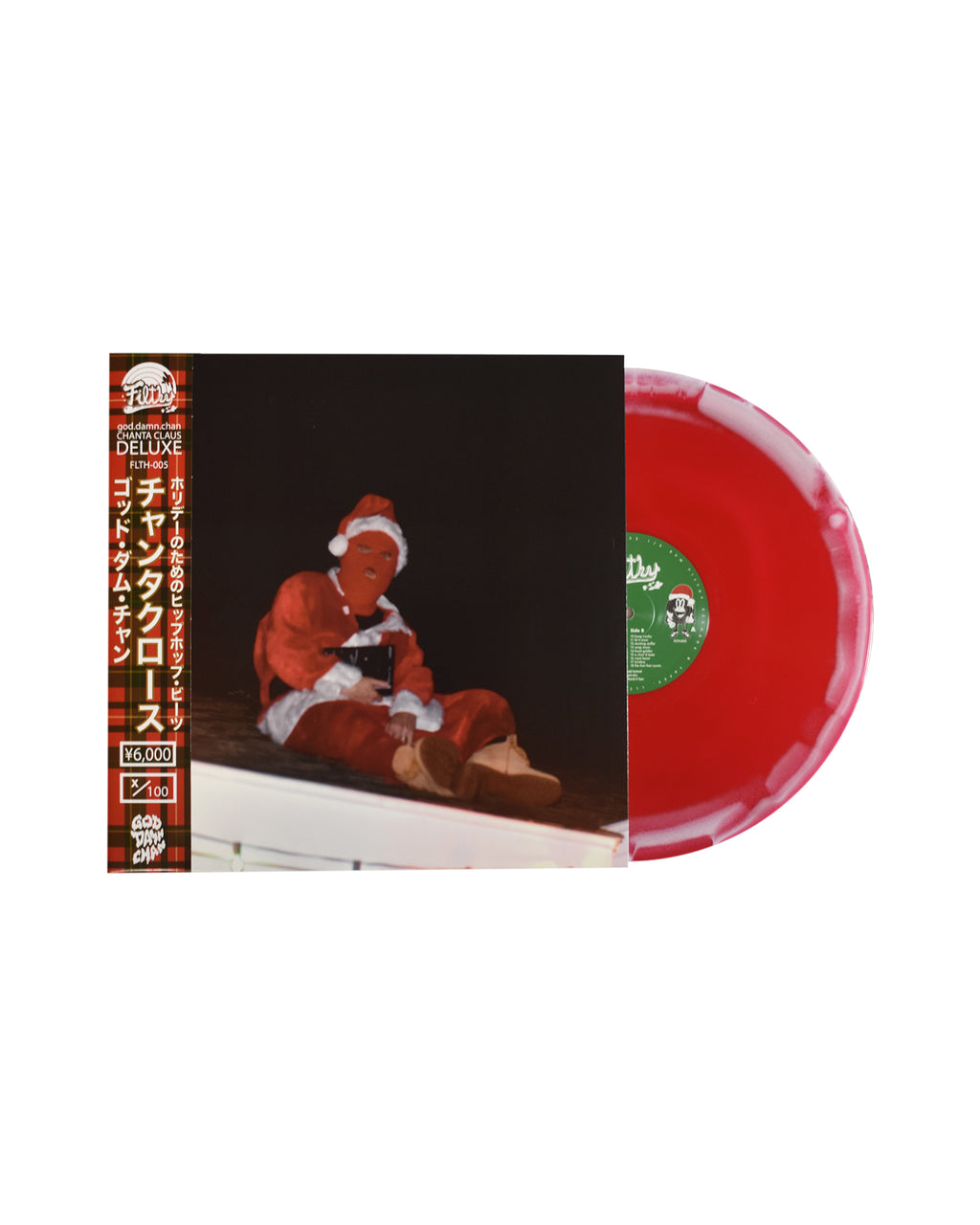 god.damn.chan - Chanta Claus Deluxe LP - Limited Edition Candy Cane Variant