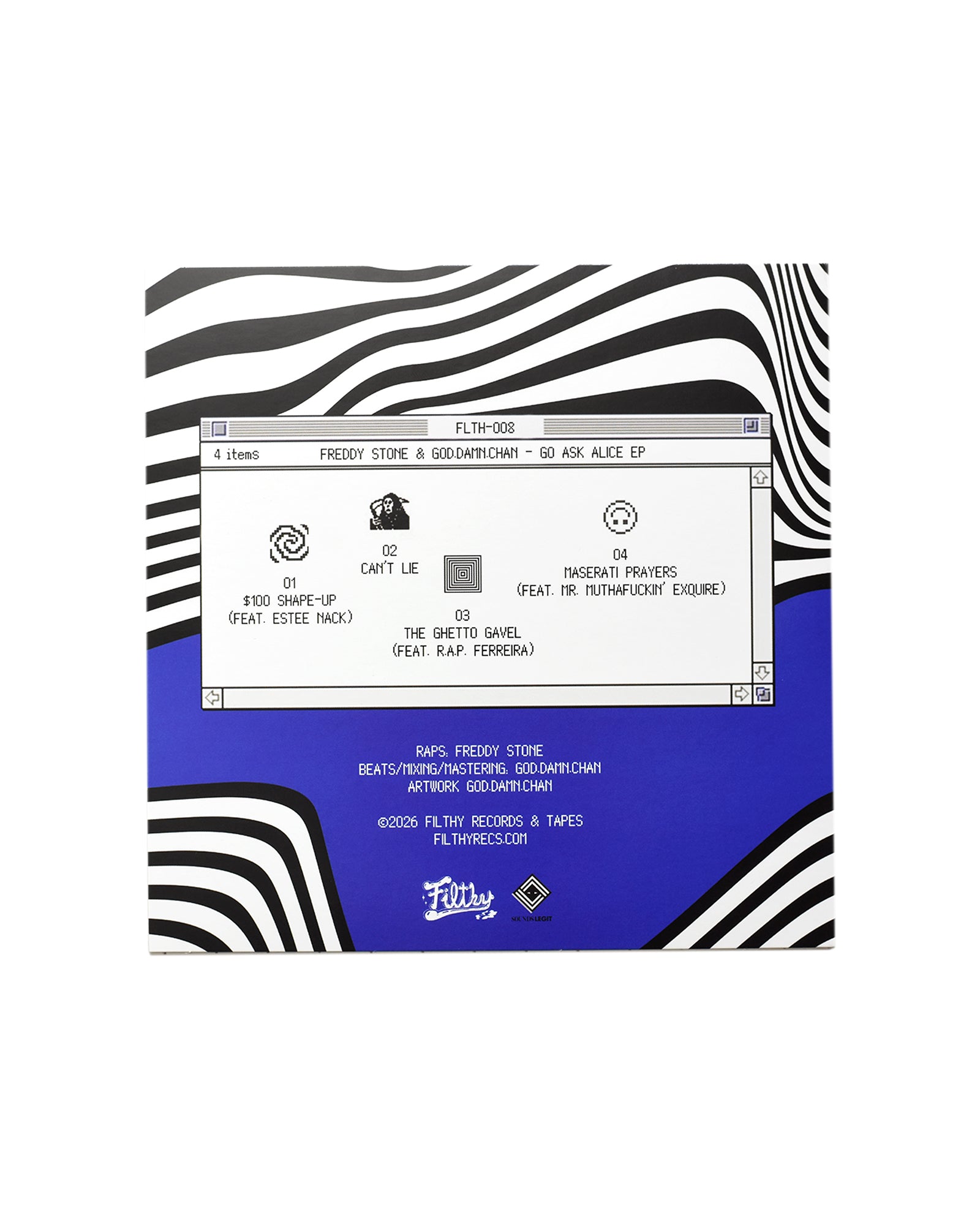 Freddy Stone & god.damn.chan - GO ASK ALICE EP - DIGITAL DOWNLOAD (wavs)