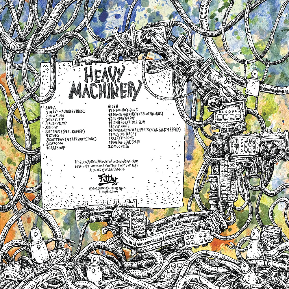 god.damn.chan - HEAVY MACHINERY (LP) - DIGITAL DOWNLOAD