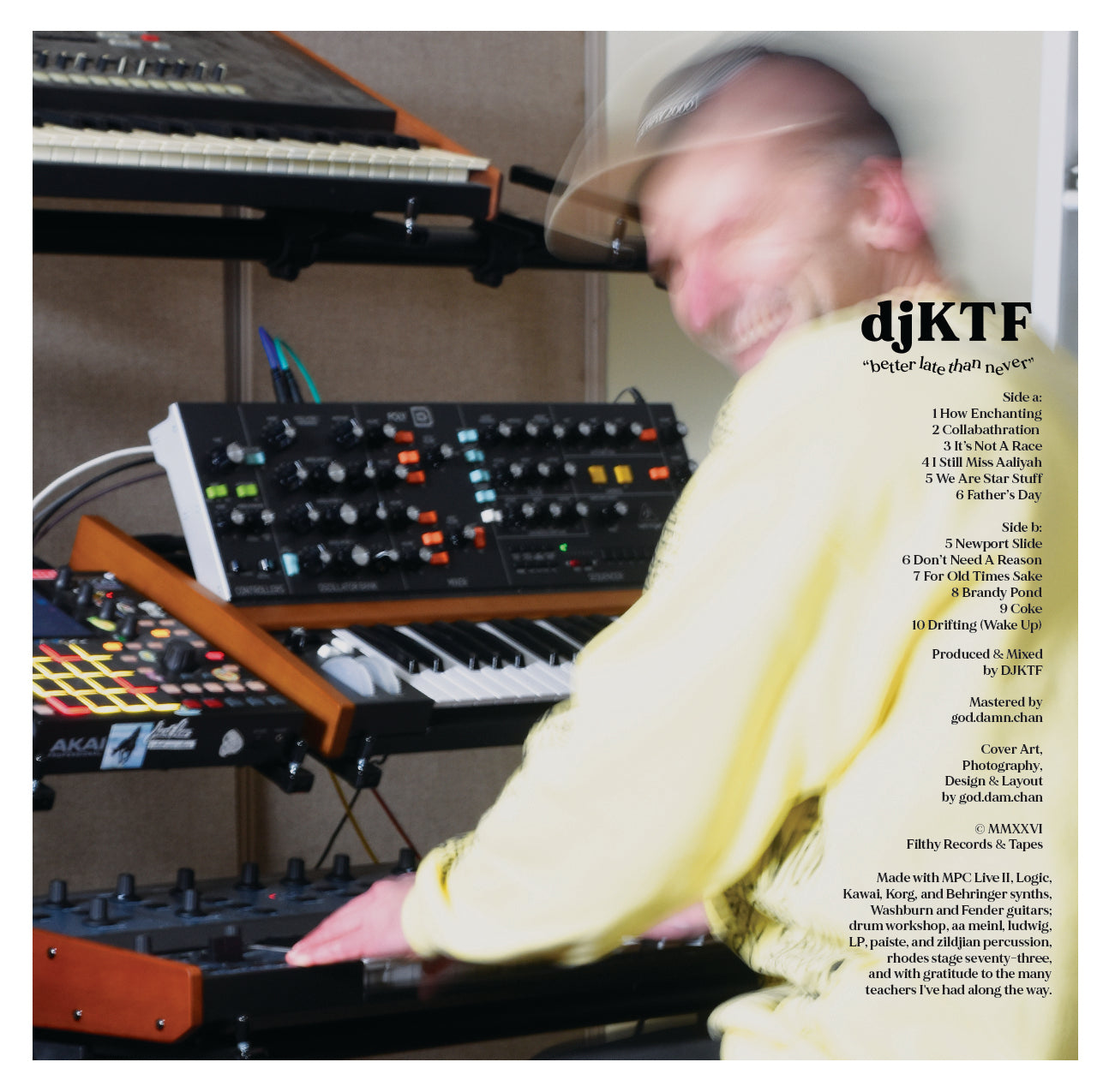 DJKTF - Better Late Than Never - DIGITAL DOWNLOAD (wavs) [FLTH-006