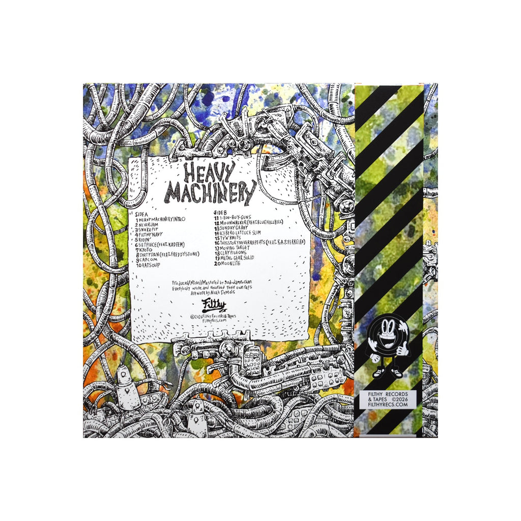 god.damn.chan - HEAVY MACHINERY (LP) - Limited Edition "Rust" Variant (200 Copies)