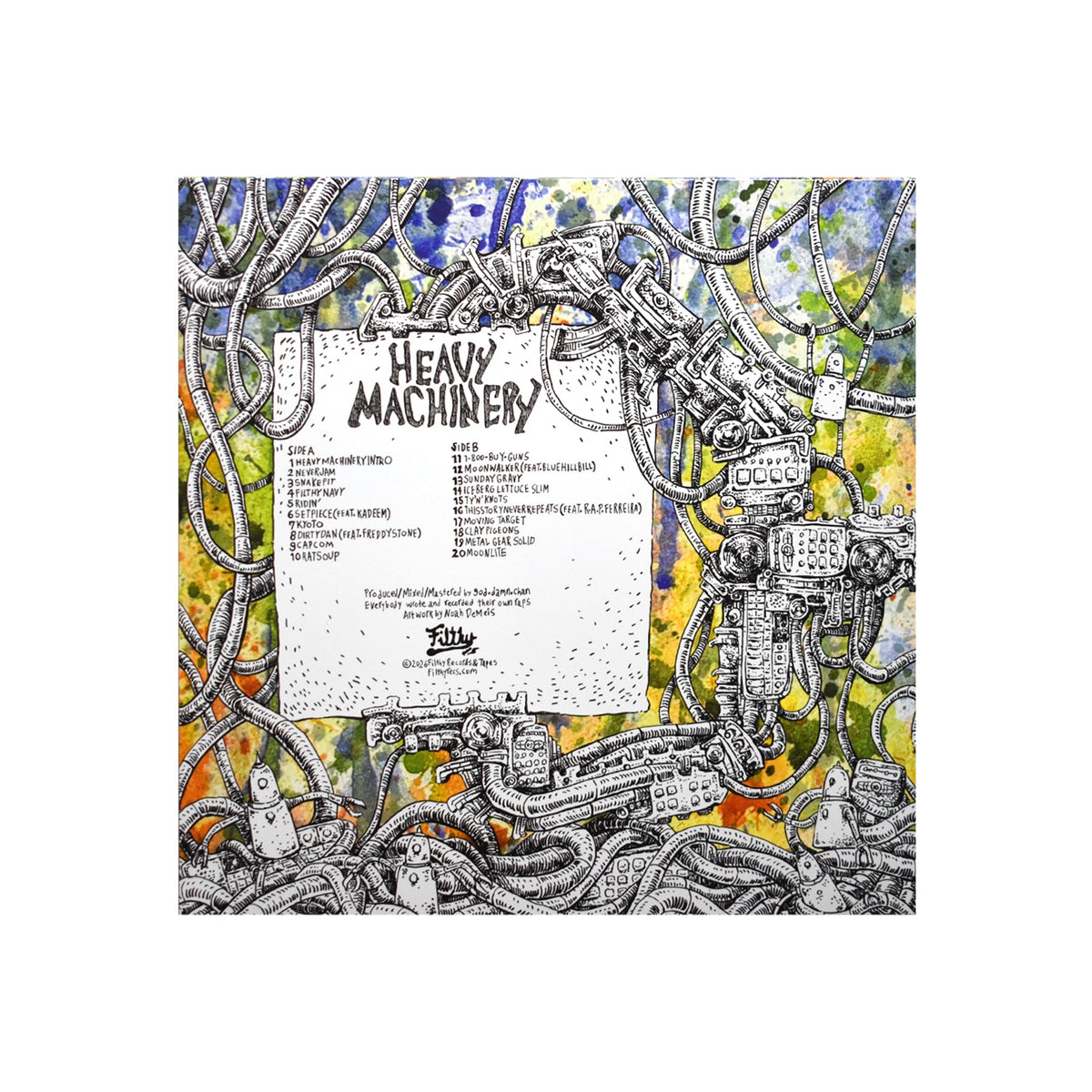 god.damn.chan - HEAVY MACHINERY (LP) - Standard Black Vinyl