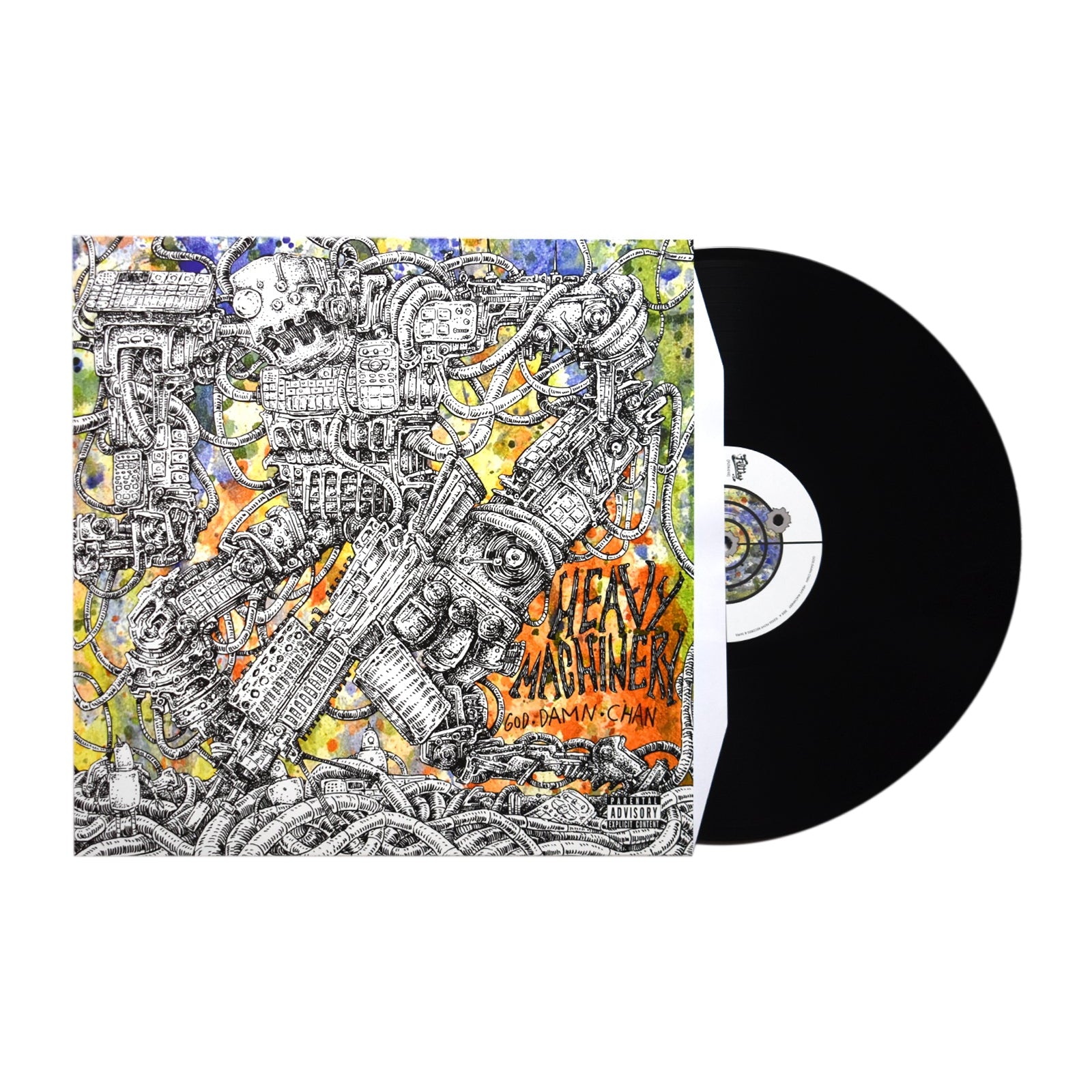 god.damn.chan - HEAVY MACHINERY (LP) - Standard Black Vinyl