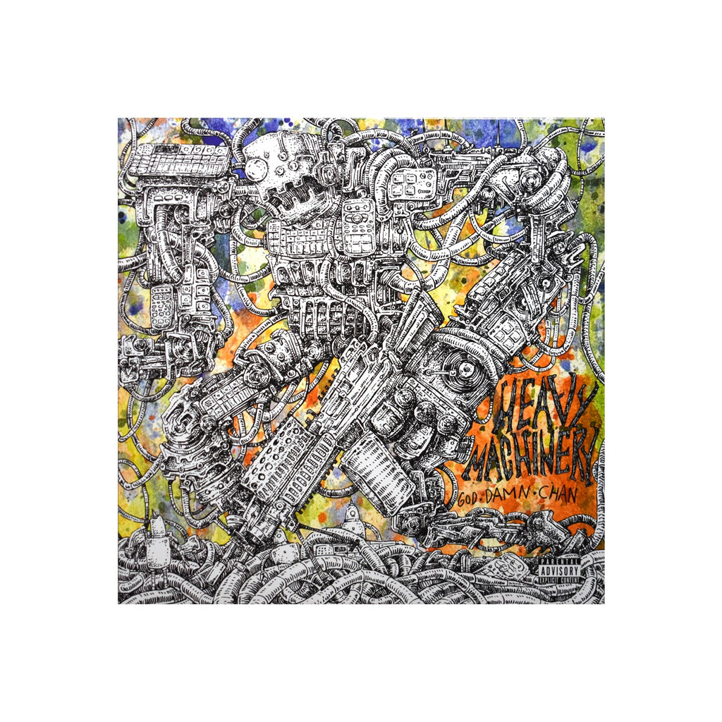 god.damn.chan - HEAVY MACHINERY (LP) - Standard Black Vinyl