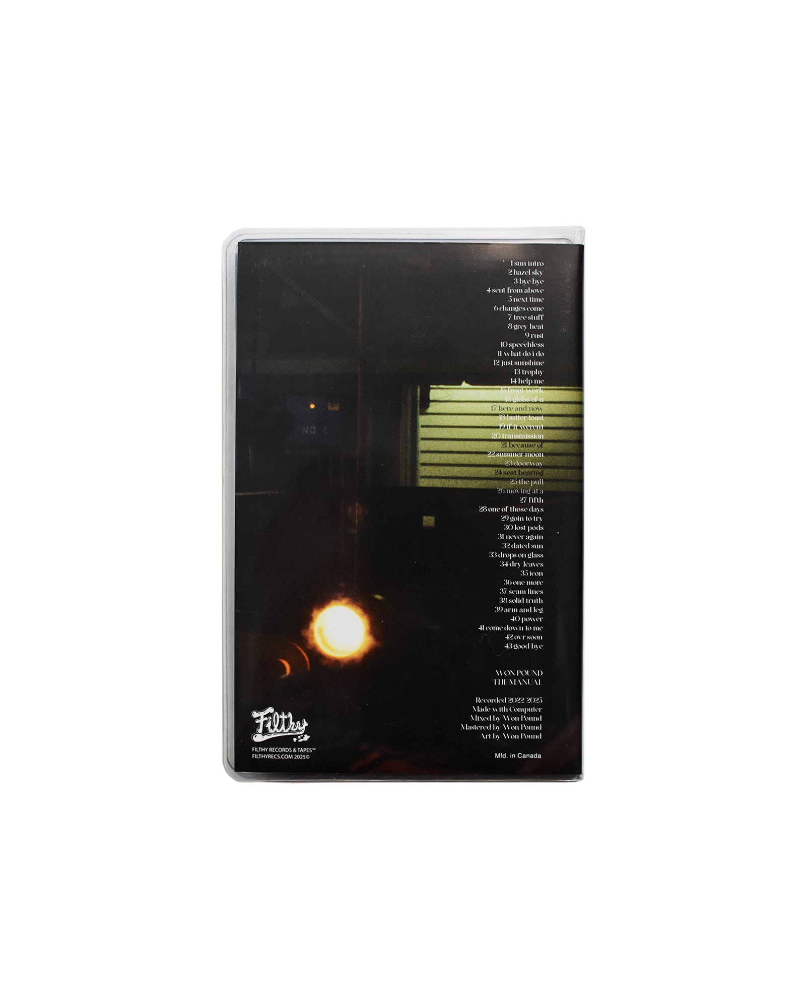 Won Pound - The Manual (Limited Edition Library Tape) [FLTH-002]