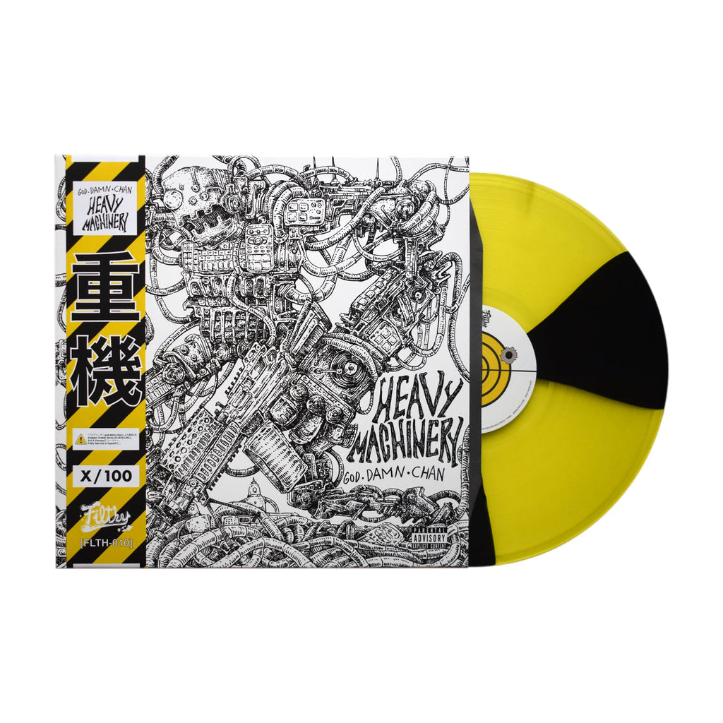 god.damn.chan - HEAVY MACHINERY (LP) - Limited Edition "Nuke" Variant (100 Copies)