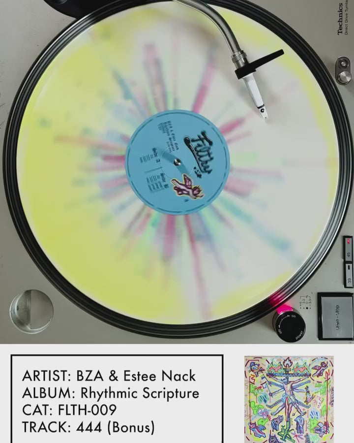 BZA & Estee Nack - Rhythmic Scripture - Limited Edition Splatter Variant With Obi Strip [FLTH-009]
